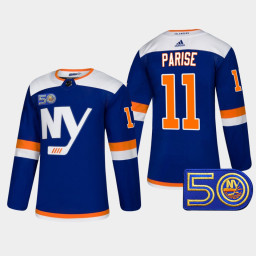 Zach Parise New York Islanders 50th Anniversary Royal Authentic Alternate Jersey