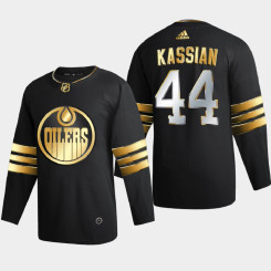 Men Edmonton Oilers zack kassian #44 2020-21 Golden Edition Limited Authentic Jersey - Black