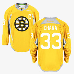 Zdeno Chara Boston Bruins Gold Practice Practice Jersey