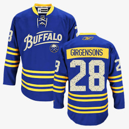 Zemgus Girgensons Buffalo Sabres Royal Blue Alternate Jersey