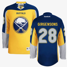 Zemgus Girgensons Buffalo Sabres Gold AlternateJersey