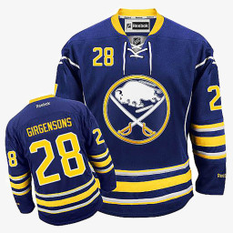 Zemgus Girgensons Buffalo Sabres Navy Blue Home Jersey