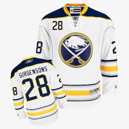 Zemgus Girgensons Buffalo Sabres White Away Jersey