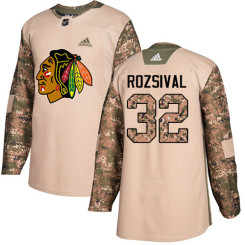 Chicago Blackhawks #32 Michal Rozsival Veterans Day Practice Camo Authentic Jersey