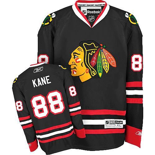 Chicago Blackhawks #88 Patrick Kane Premier Black Third Reebok Jersey Chicago Blackhawks #88 Patrick Kane Premier Black Third Reebok Jersey