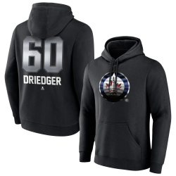 Men's Winnipeg Jets Black Midnight Mascot Logo Chris Driedger Player Pullover Hoodie Men's Winnipeg Jets Black Midnight Mascot Logo Chris Driedger Player Pullover Hoodie